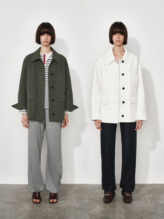 Cotton Canvas Work Jacket