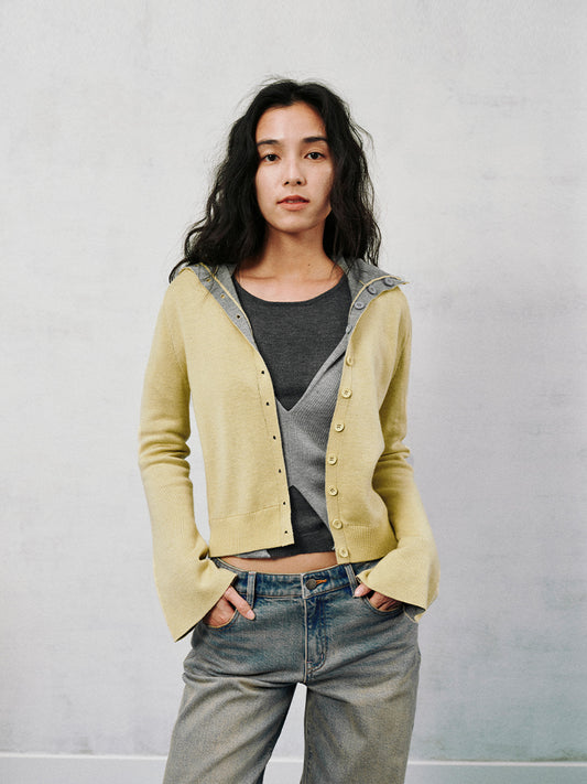 Double-side Knitted Cardigan