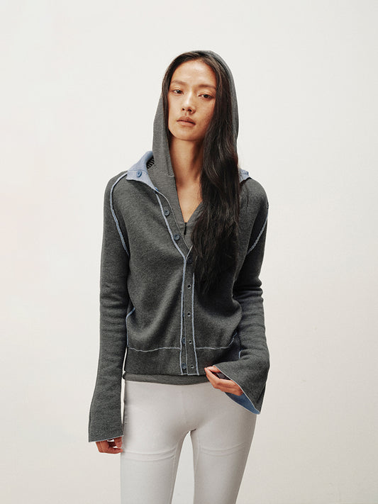 Double-side Knitted Cardigan