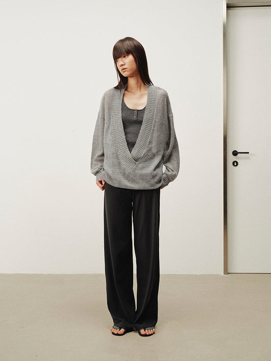 2 in 1 loose sweater