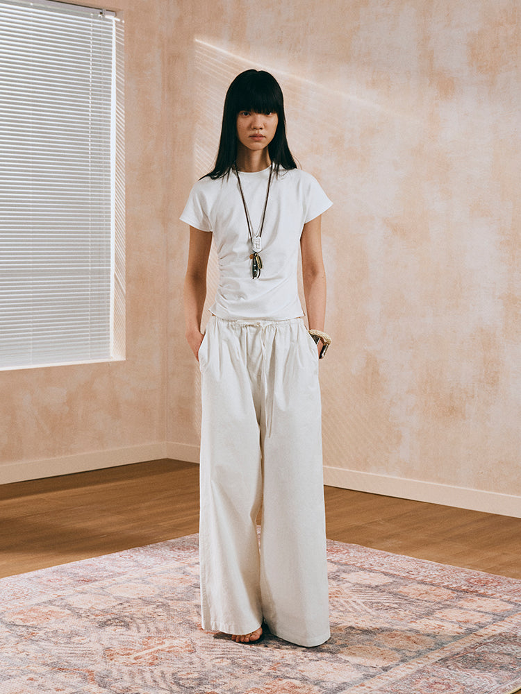 White Twisted T-shirt