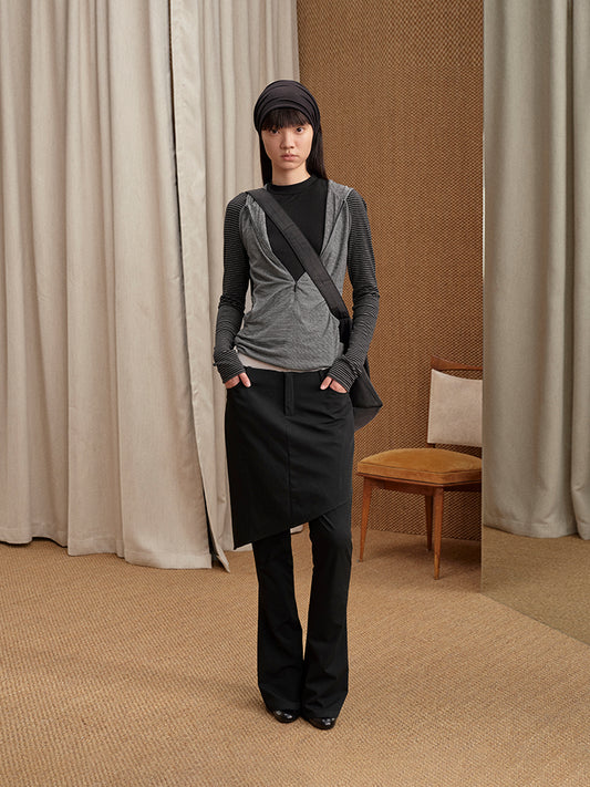 Skirt-style foldover Lounge Pants