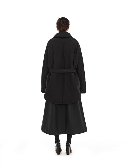 Mid-length cotton coat