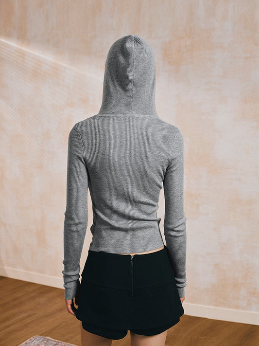 Layered tight knitwear