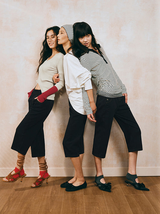 Stretch carpri pants