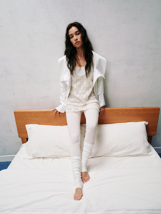 Slim-fit folding collar jacket