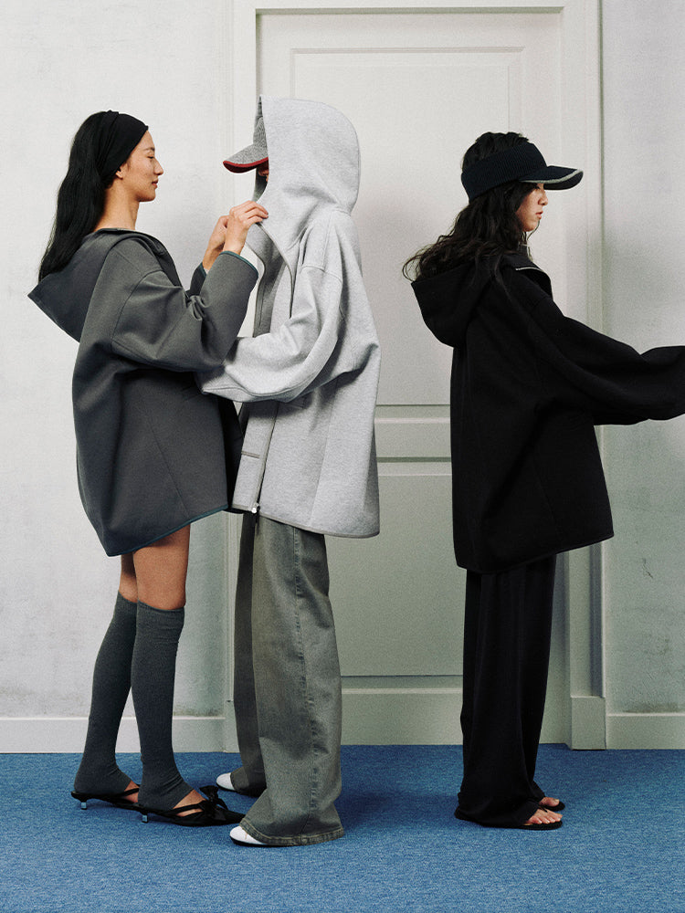 Hooded Full Zip Sweatshirt