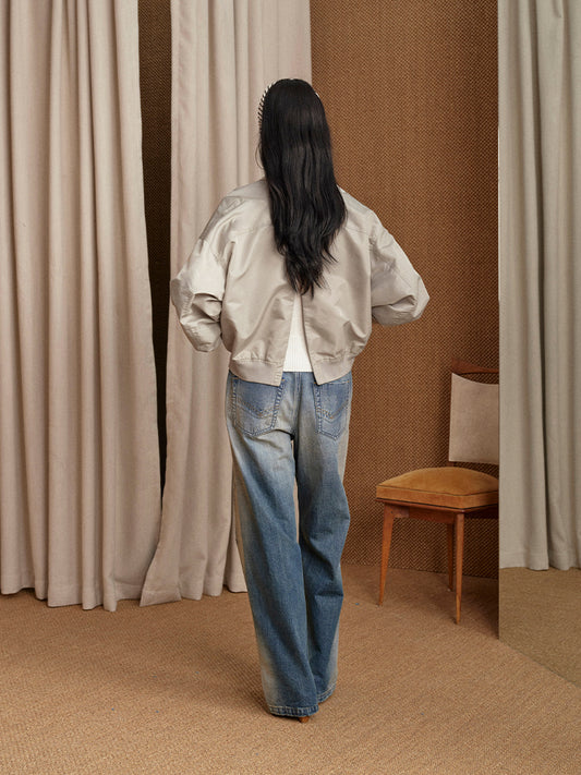 Oversized Bomber Jacket