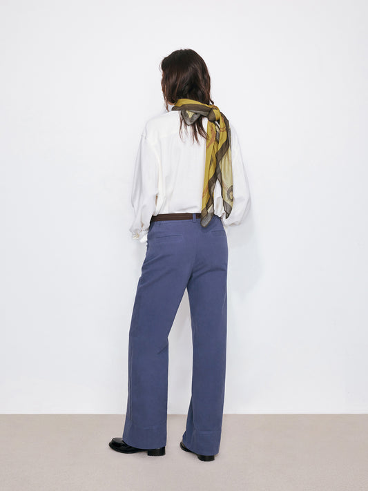 Printed Cargo Pants with Reversible Cuffs