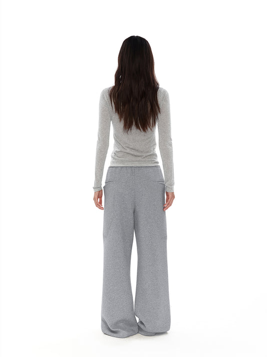 Double-pocket sweatpants