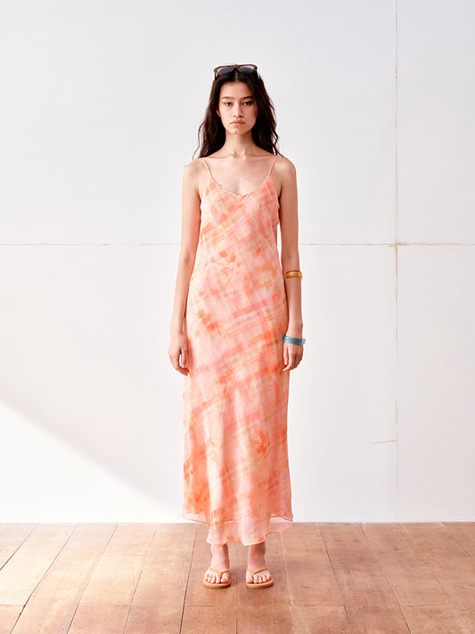 Vacation Print Tiered Dress