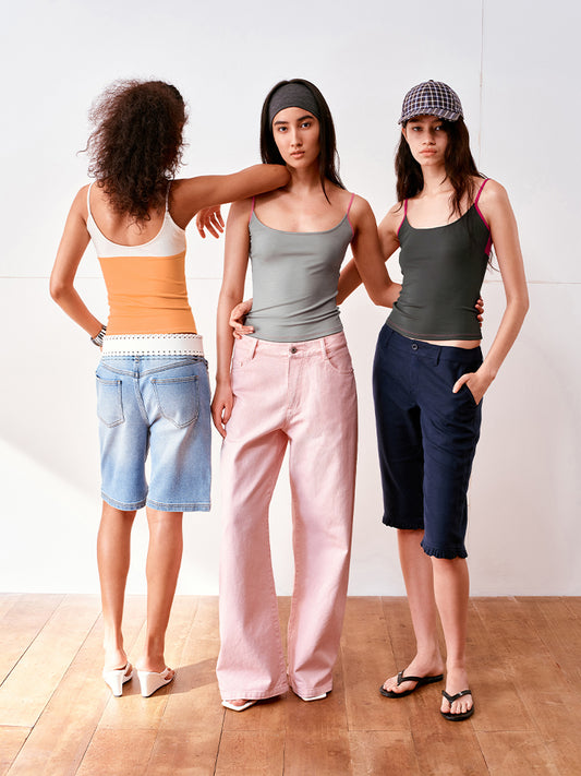 Color-block Modal camisole