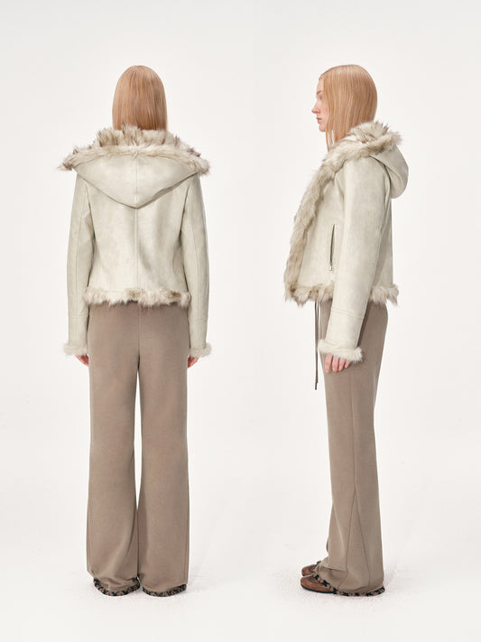 Polar Fleece Flared Sweatpants