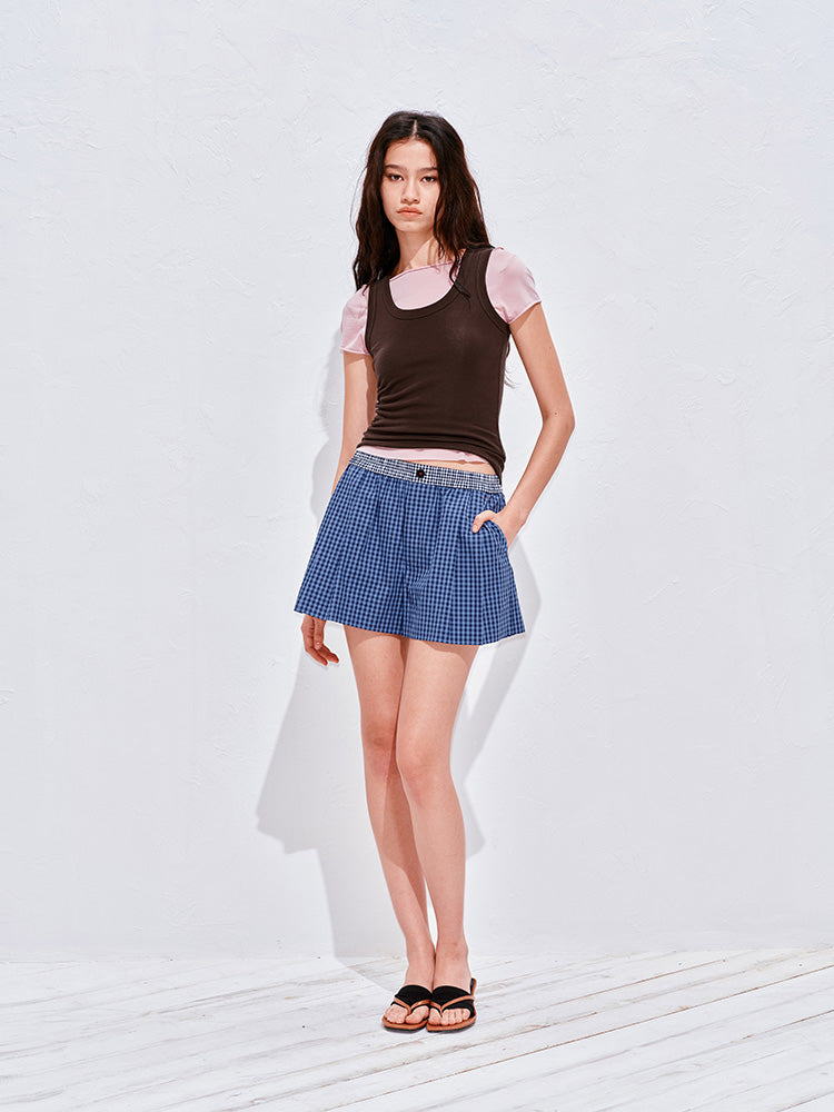Tencel wool basic tank top