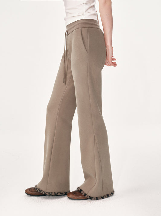 Polar Fleece Flared Sweatpants