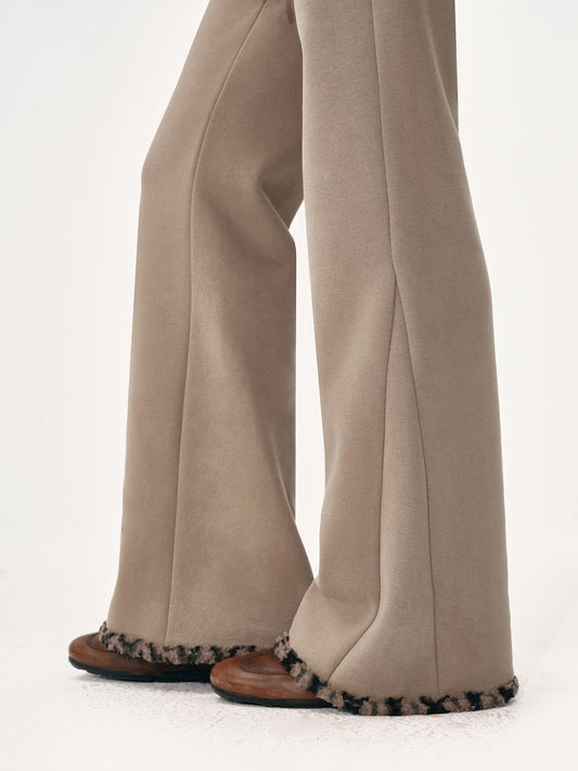 Polar Fleece Flared Sweatpants