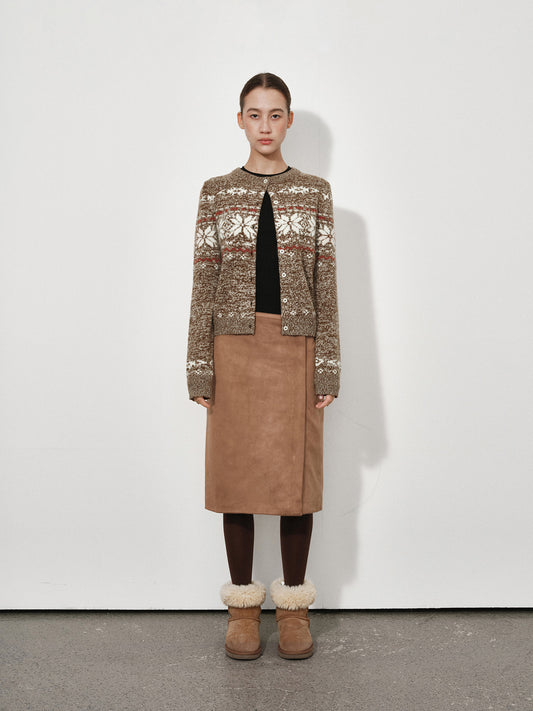 Fair Isle Wool Cardigan