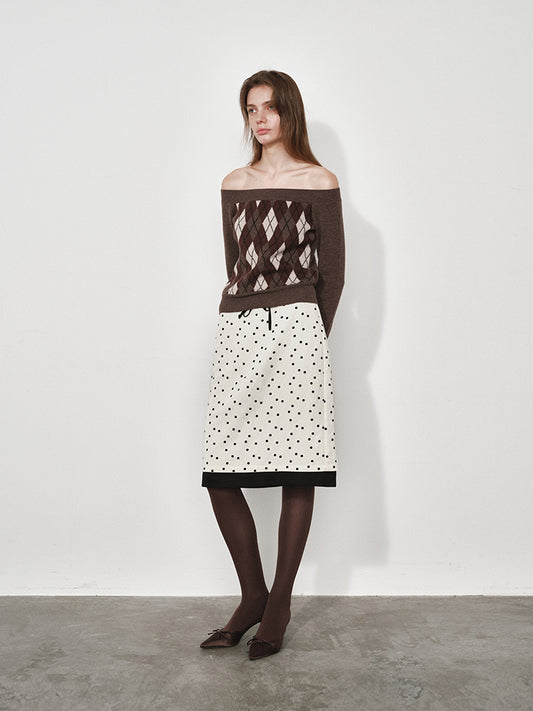Polka-Dot Skirt