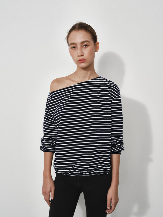 Striped Off-Shoulder Top
