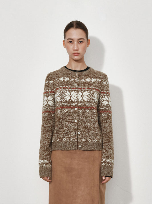 Fair Isle Wool Cardigan