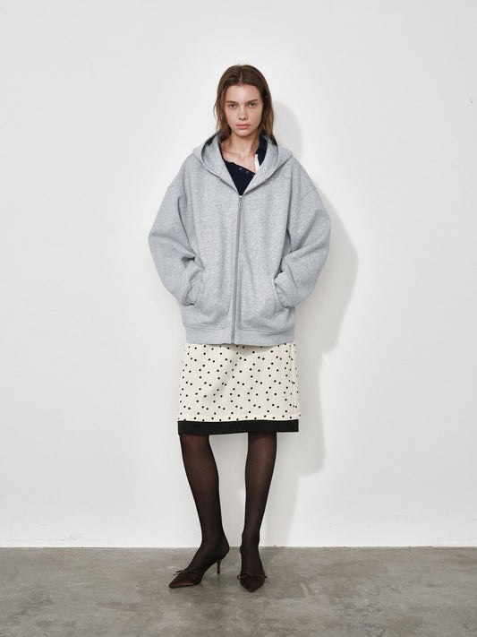 Signature Hooded Cardigan Sweatshirt