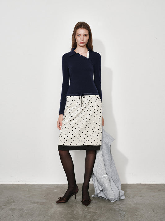 Polka-Dot Skirt