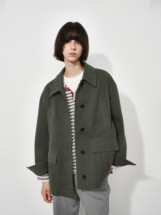 Cotton Canvas Work Jacket
