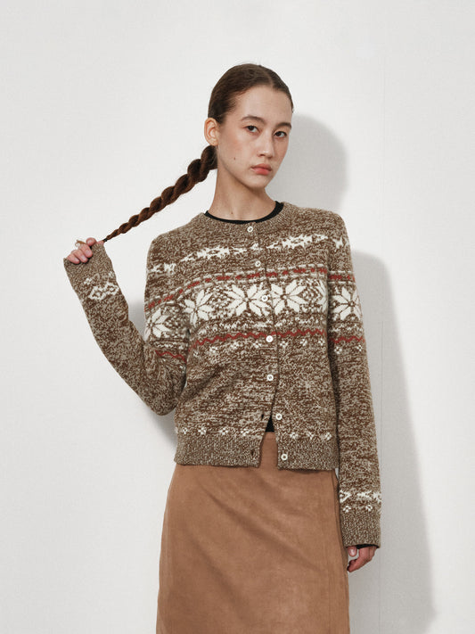 Fair Isle Wool Cardigan
