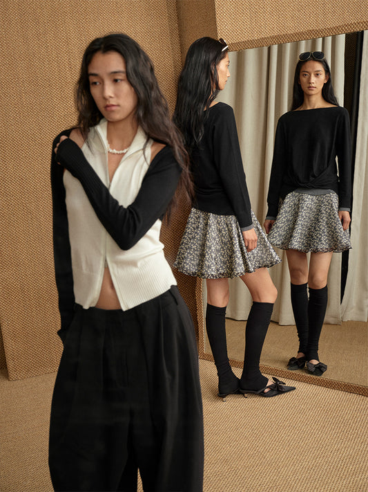 Two-piece Zip-Up Sweatshirt