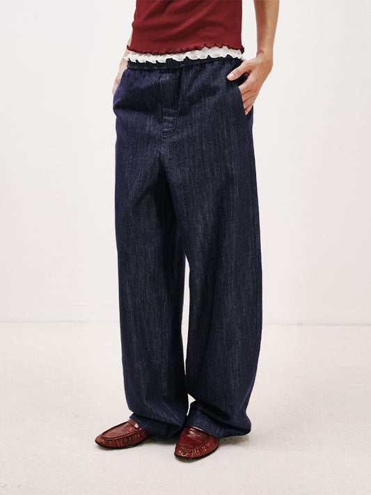TENCEL-Cotton Casual Pants