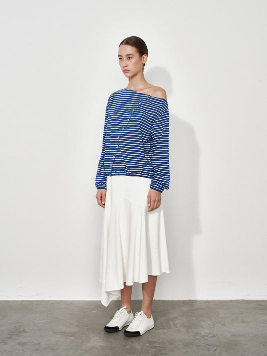 Striped Off-Shoulder Top