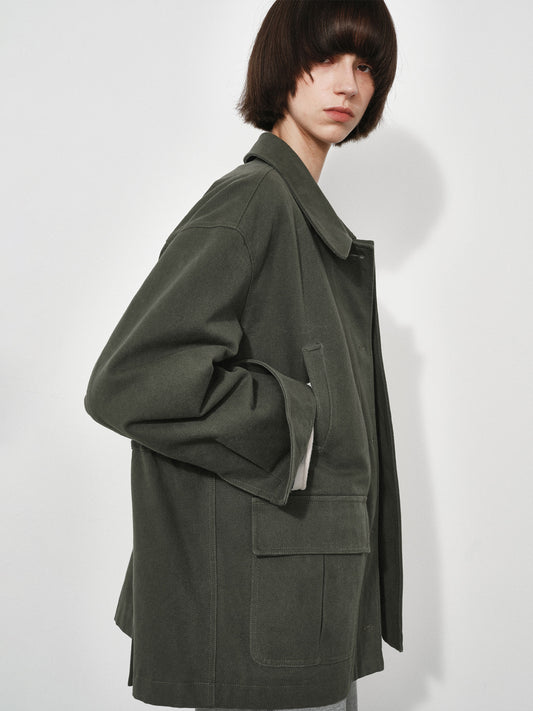Cotton Canvas Work Jacket