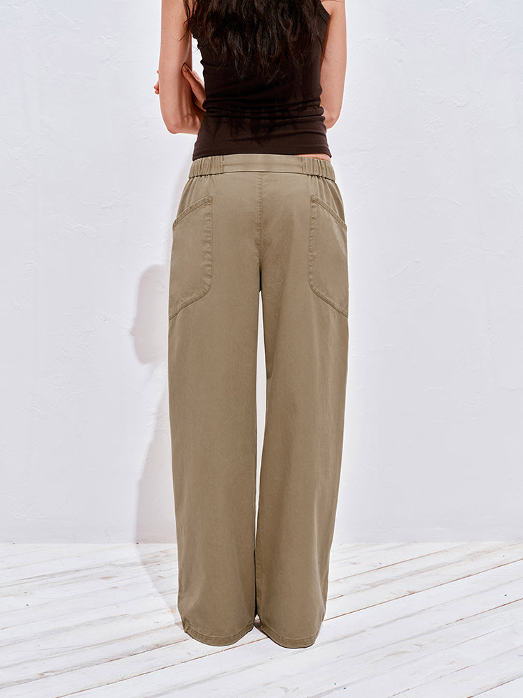 Washed cago pants