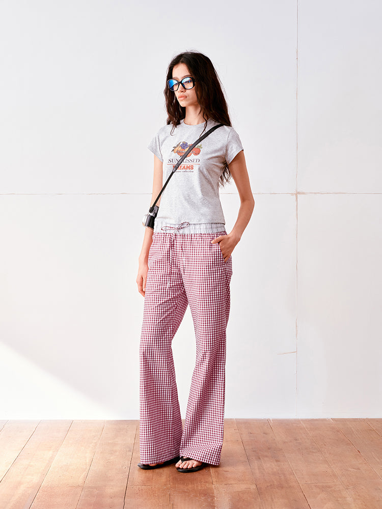Check Lounge Pants