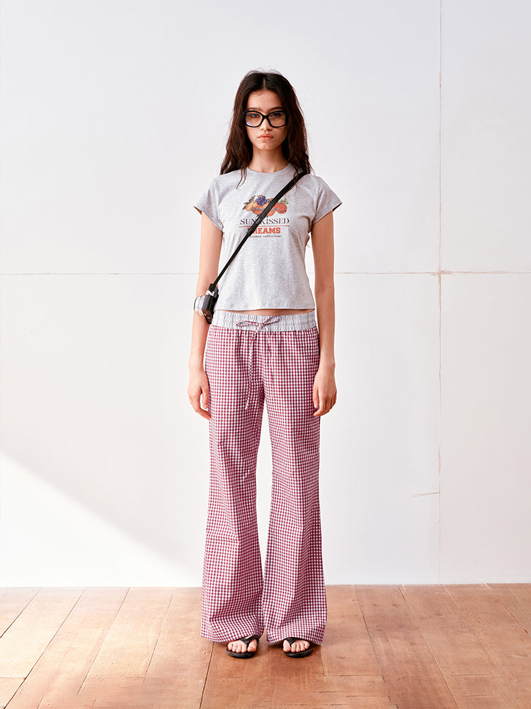 Vintage"Fruit" Print T-shirt