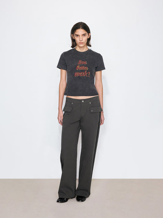 Letter Print T-Shirt