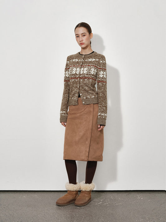 Fair Isle Wool Cardigan