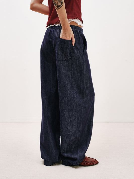 TENCEL-Cotton Casual Pants