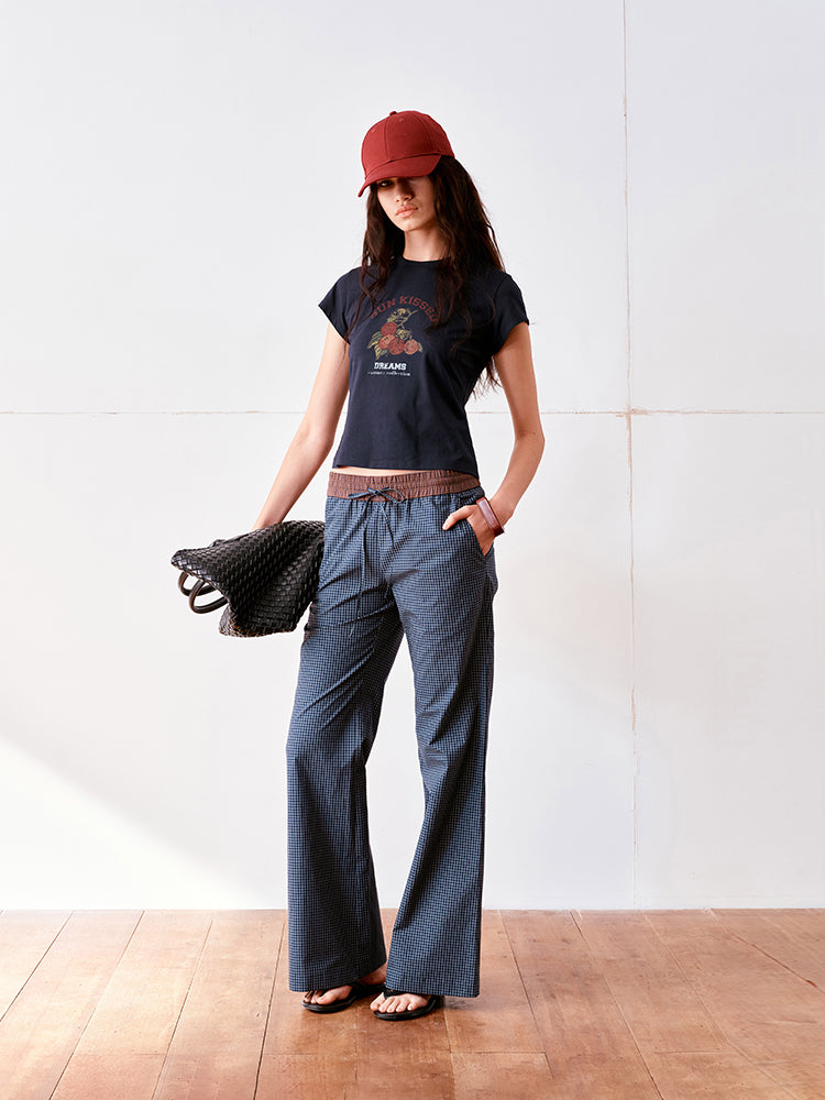 Check Lounge Pants