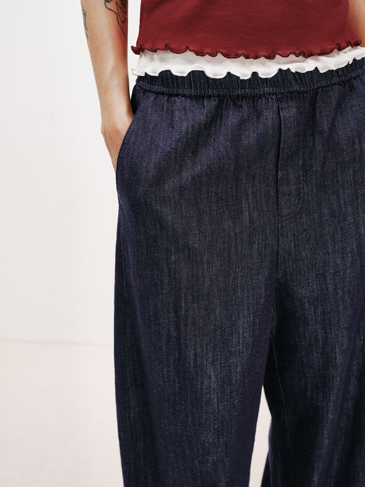TENCEL-Cotton Casual Pants