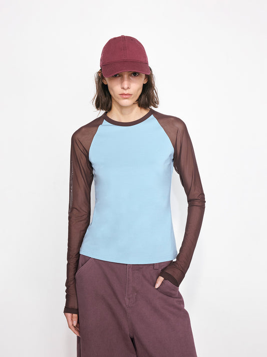Color Block Long Sleeve T-Shirt