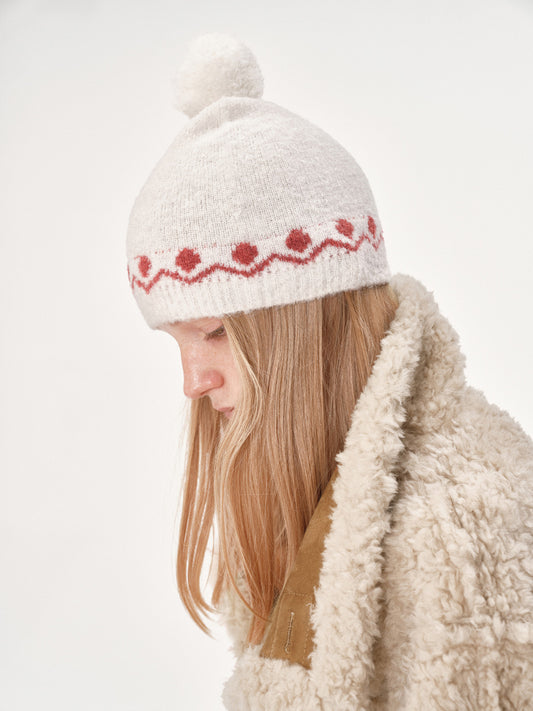 Fair Isle Jacquard Knit Beanie