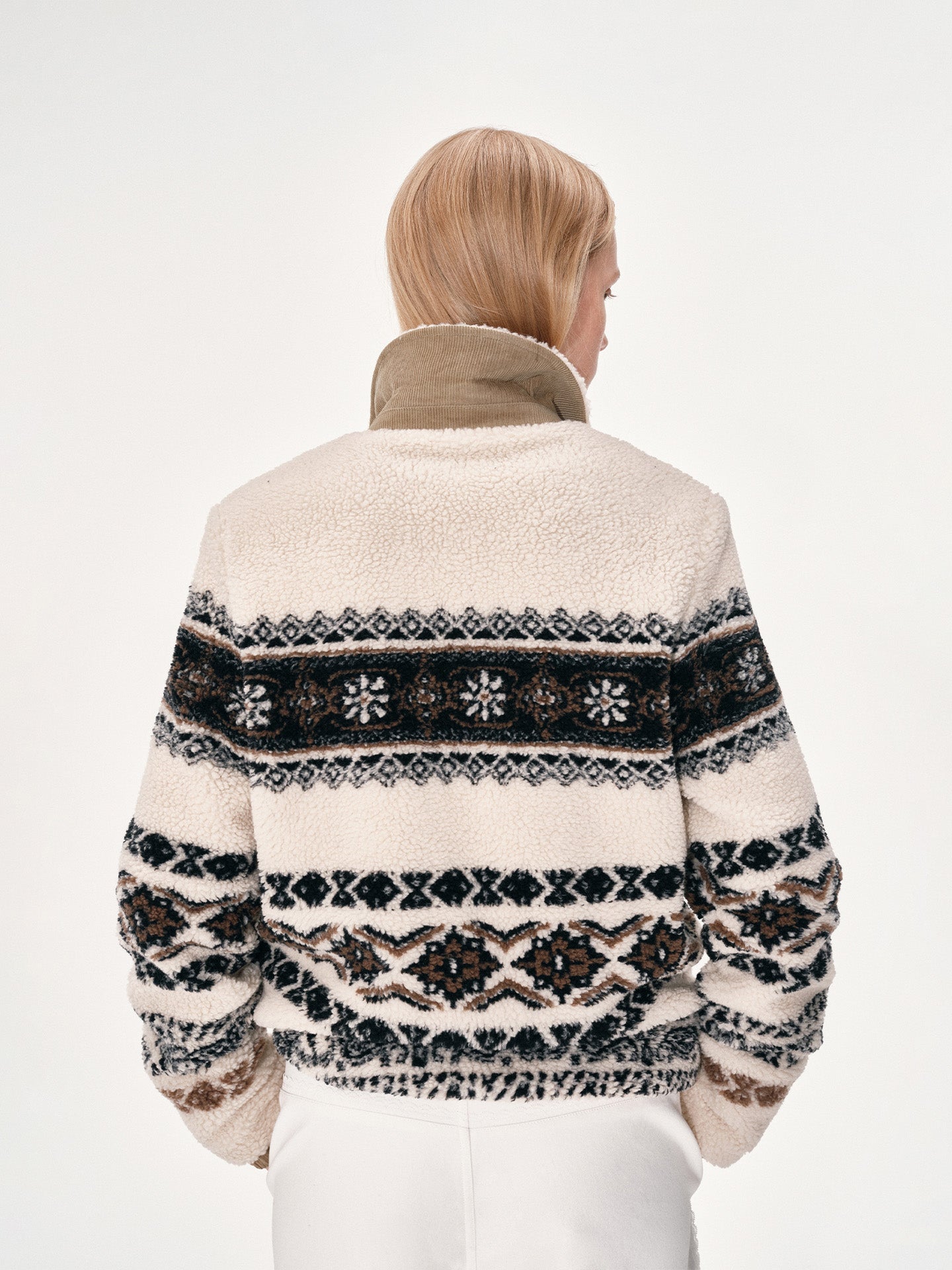 Fair Isle Fleece Jacket