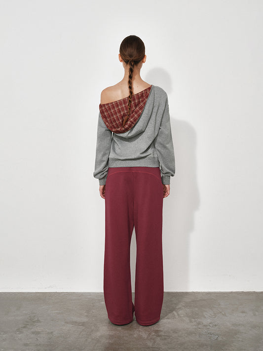 Straight-Leg Sweatpants with Adjustable Cuffs