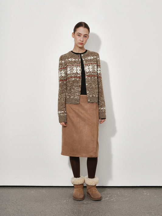 Fair Isle Wool Cardigan