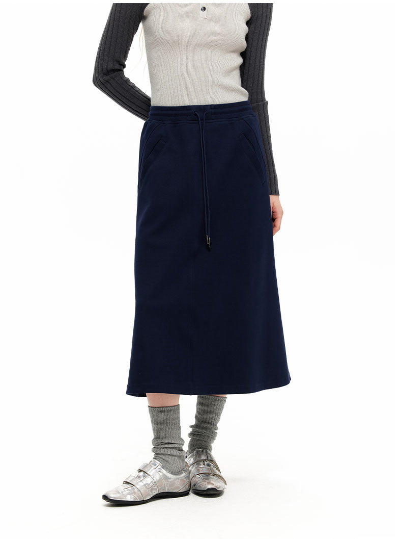 NUTH "Bubles" Casual Skirt（Gray/Black/Navy）