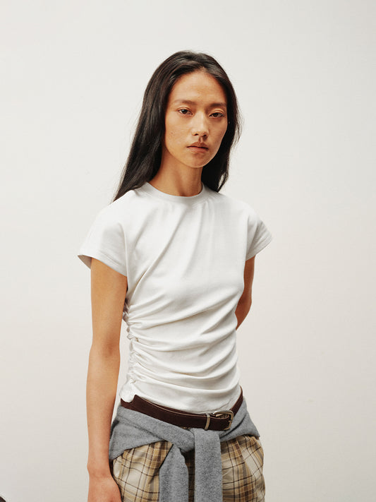 White Twisted T-shirt