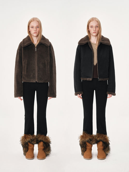 Reversible Cropped Jacket