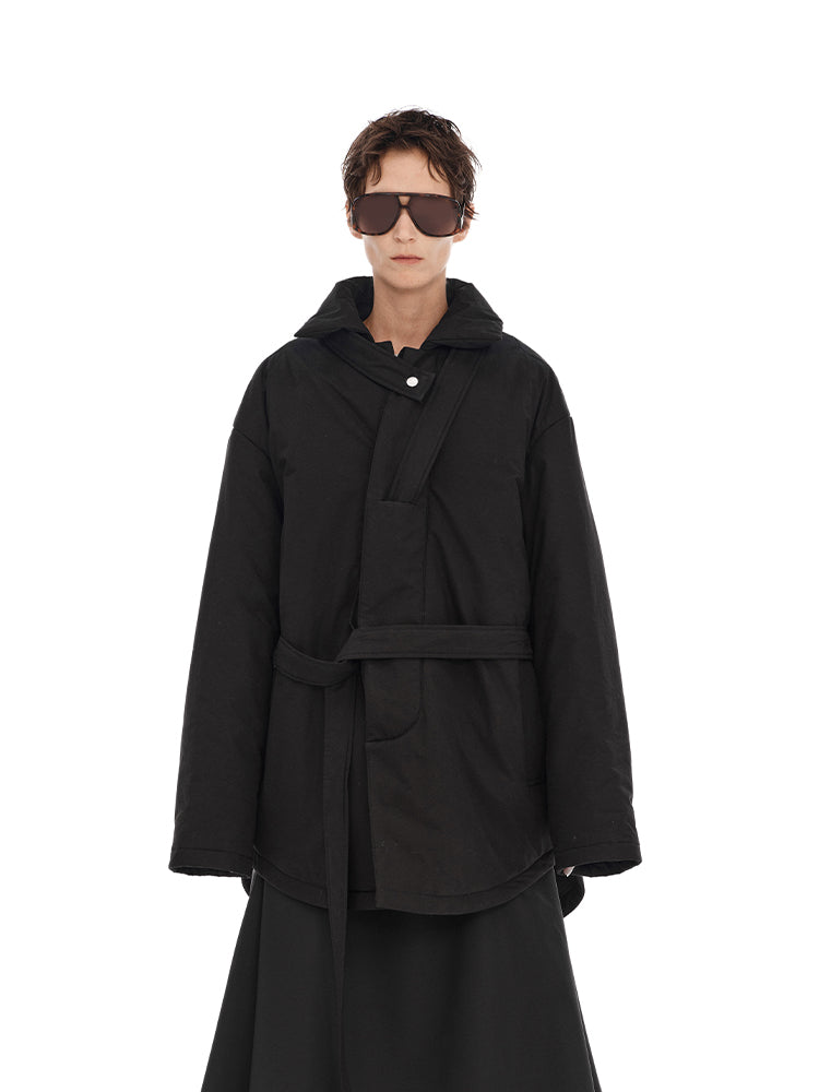 Mid-length cotton coat