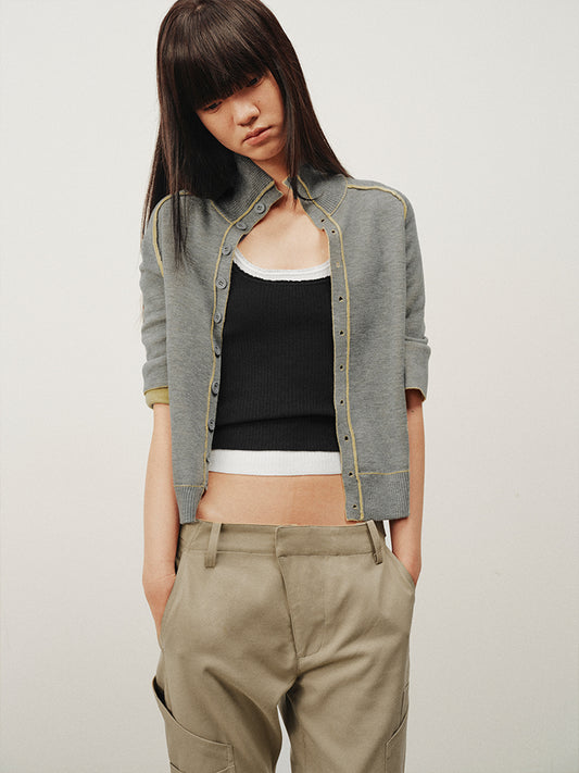 Double-side Knitted Cardigan